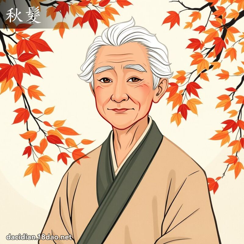 秋髮 - 國語大辭典配圖