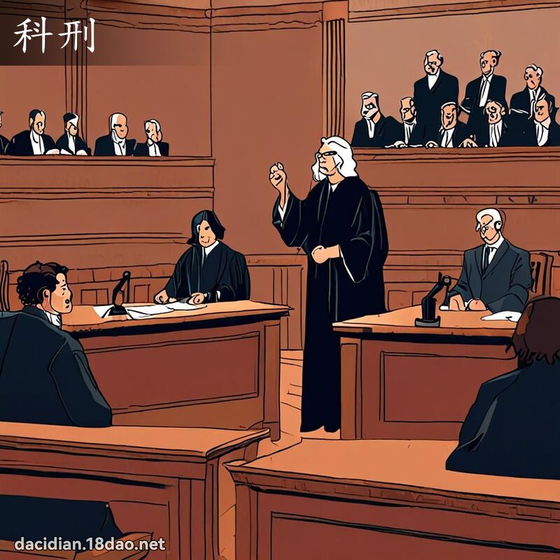科刑 - 國語大辭典配圖