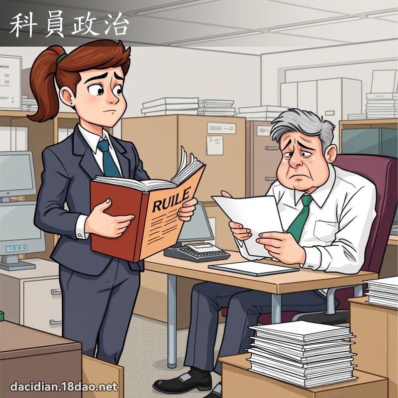 科員政治 - 國語大辭典配圖