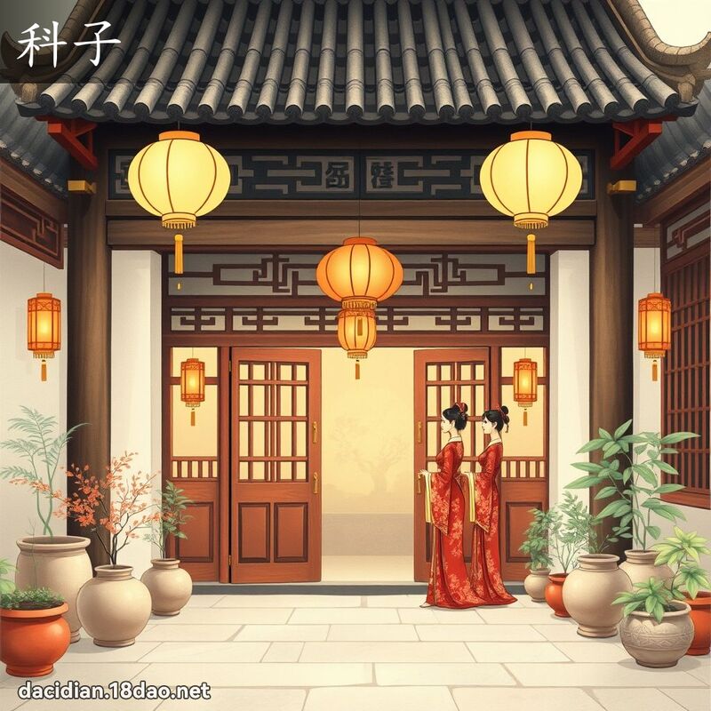 科子 - 国语大辞典配图