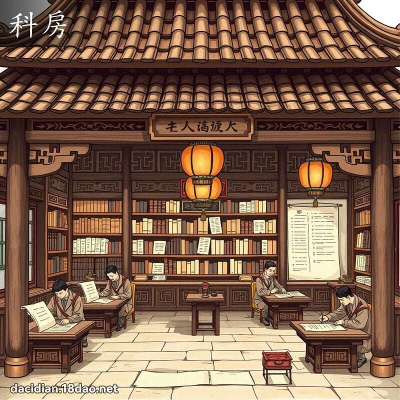 科房 - 国语大辞典配图