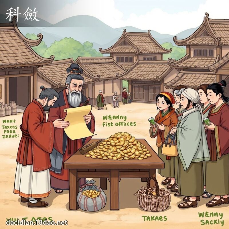 科敛 - 国语大辞典配图