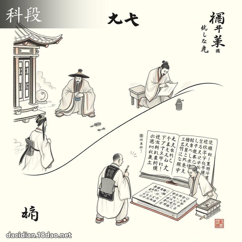 科段 - 國語大辭典配圖