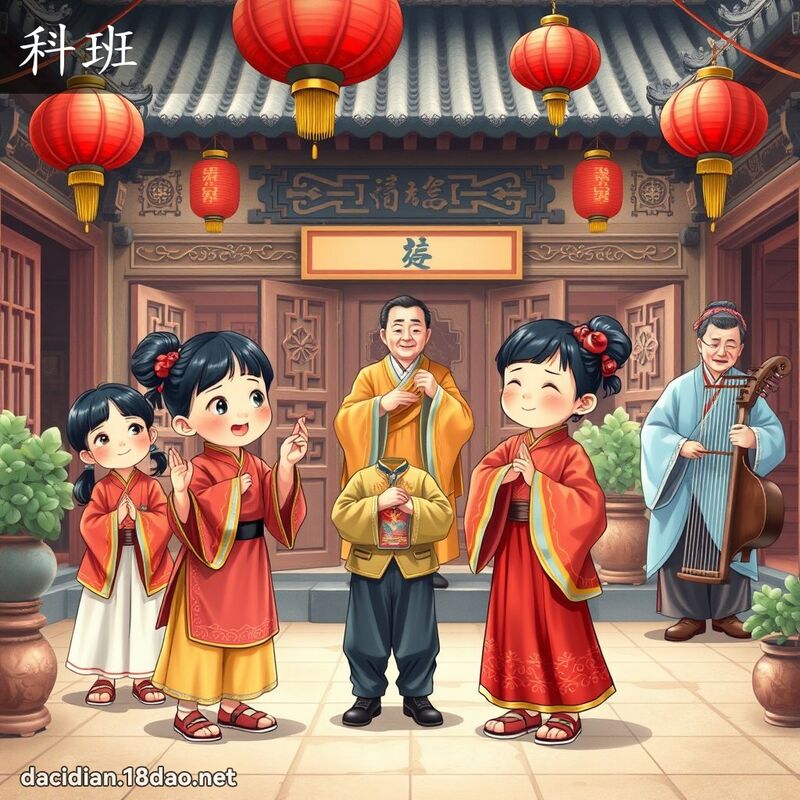 科班 - 國語大辭典配圖