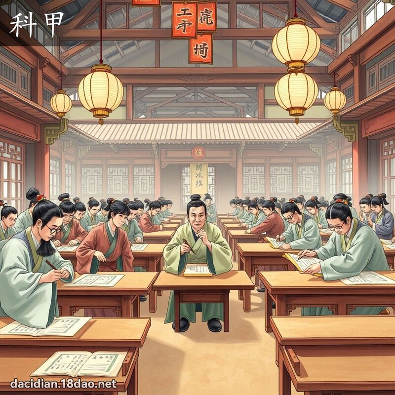 科甲 - 國語大辭典配圖