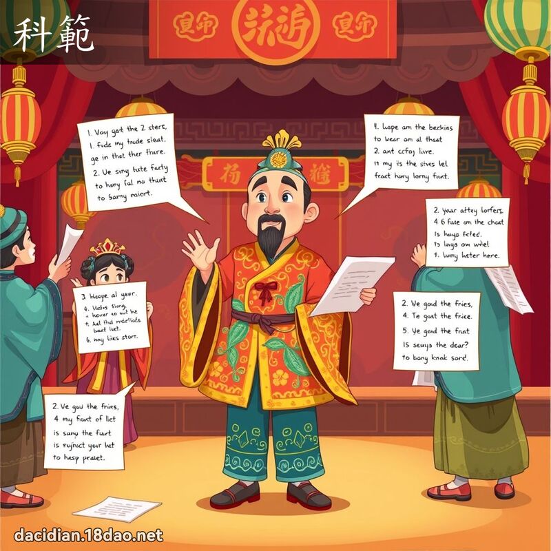 科範 - 國語大辭典配圖