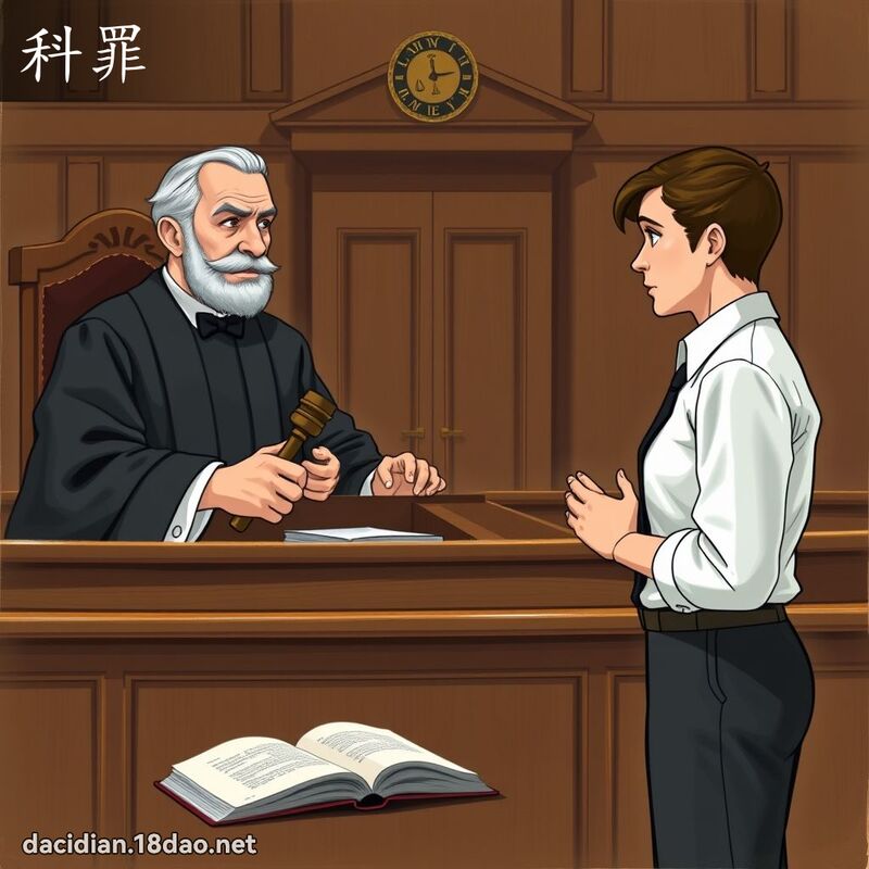 科罪 - 国语大辞典配图