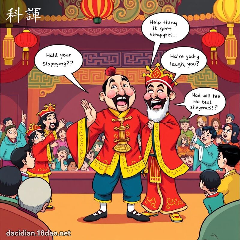 科諢 - 國語大辭典配圖