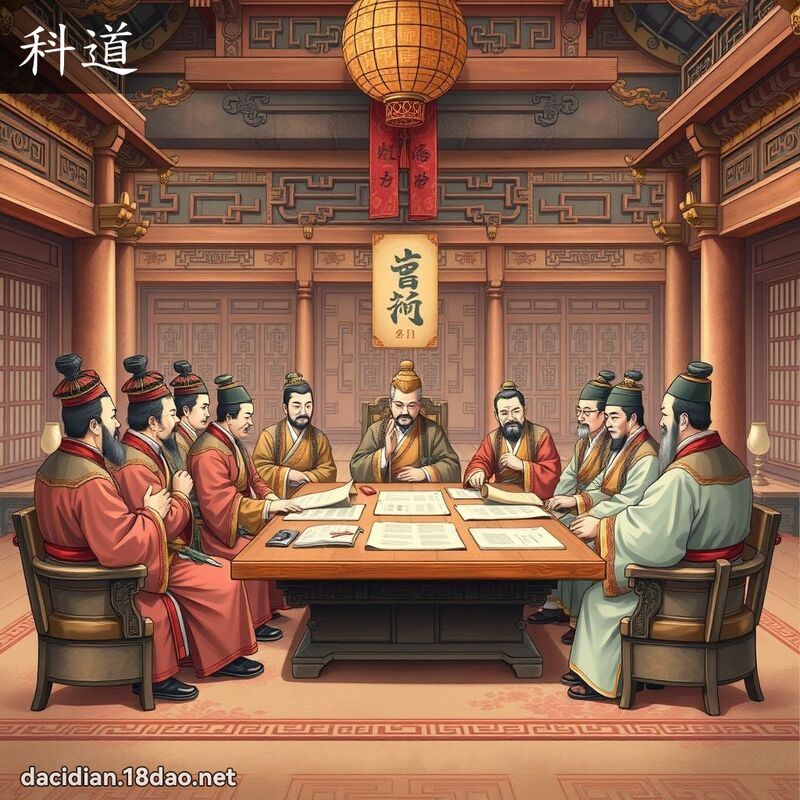 科道 - 国语大辞典配图