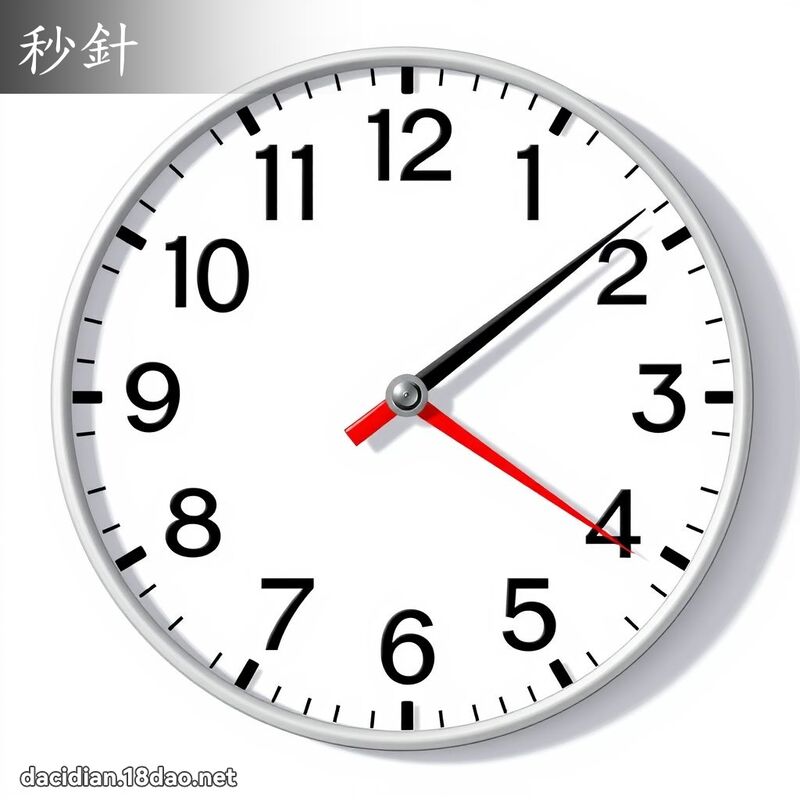 秒針 - 國語大辭典配圖