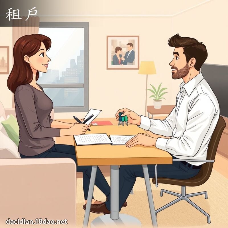 租户 - 国语大辞典配图