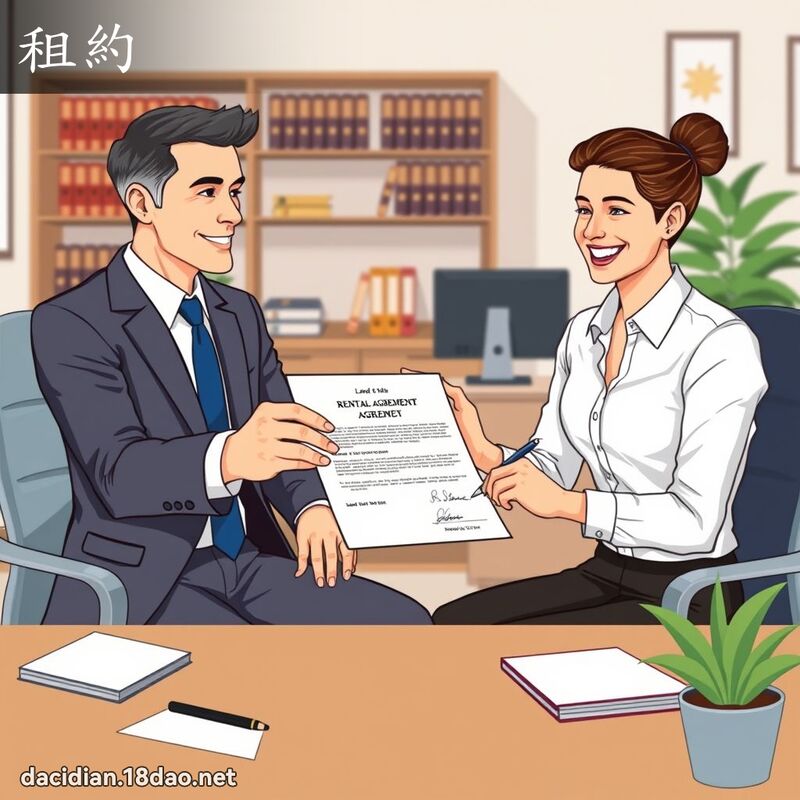 租約 - 國語大辭典配圖