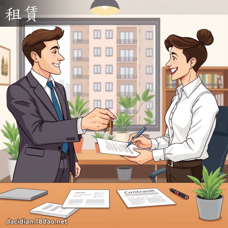 租賃 - 國語大辭典配圖
