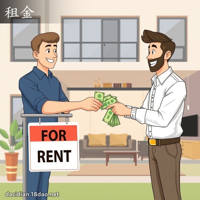 租金 - 國語大辭典配圖