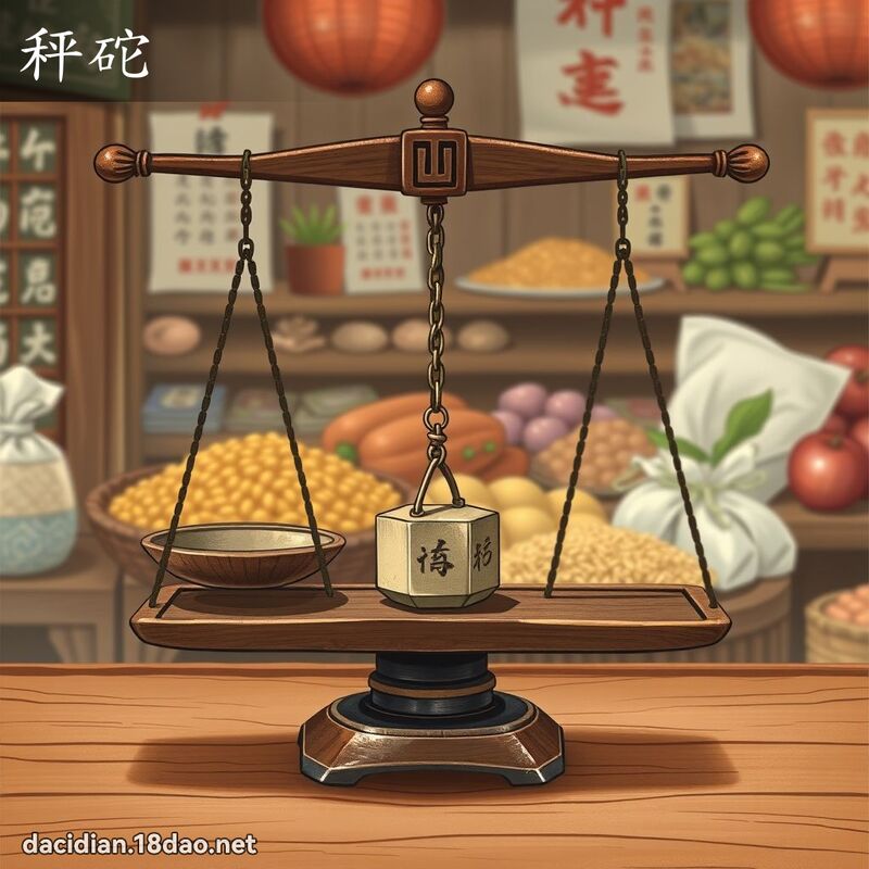 秤砣 - 國語大辭典配圖