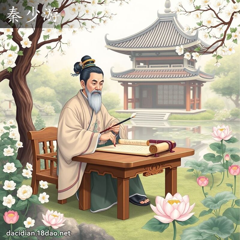 秦少游 - 国语大辞典配图