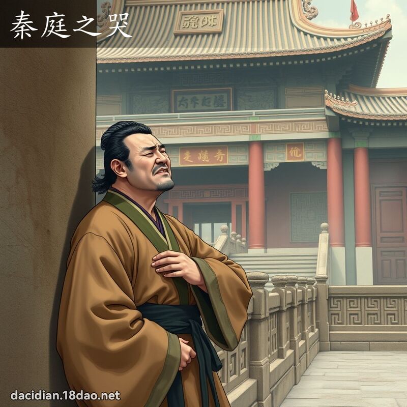 秦庭之哭 - 國語大辭典配圖