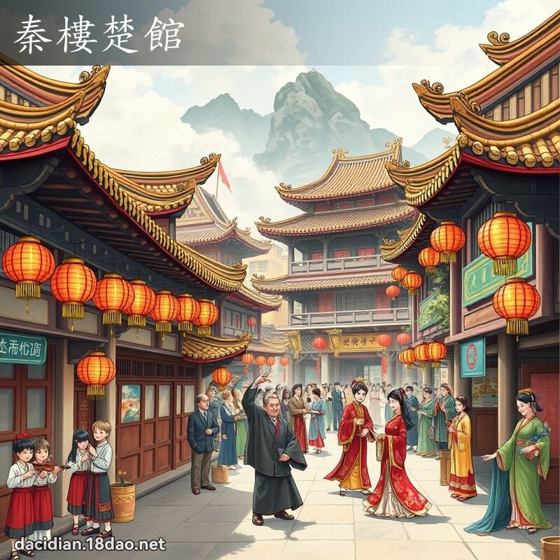 秦楼楚馆 - 国语大辞典配图