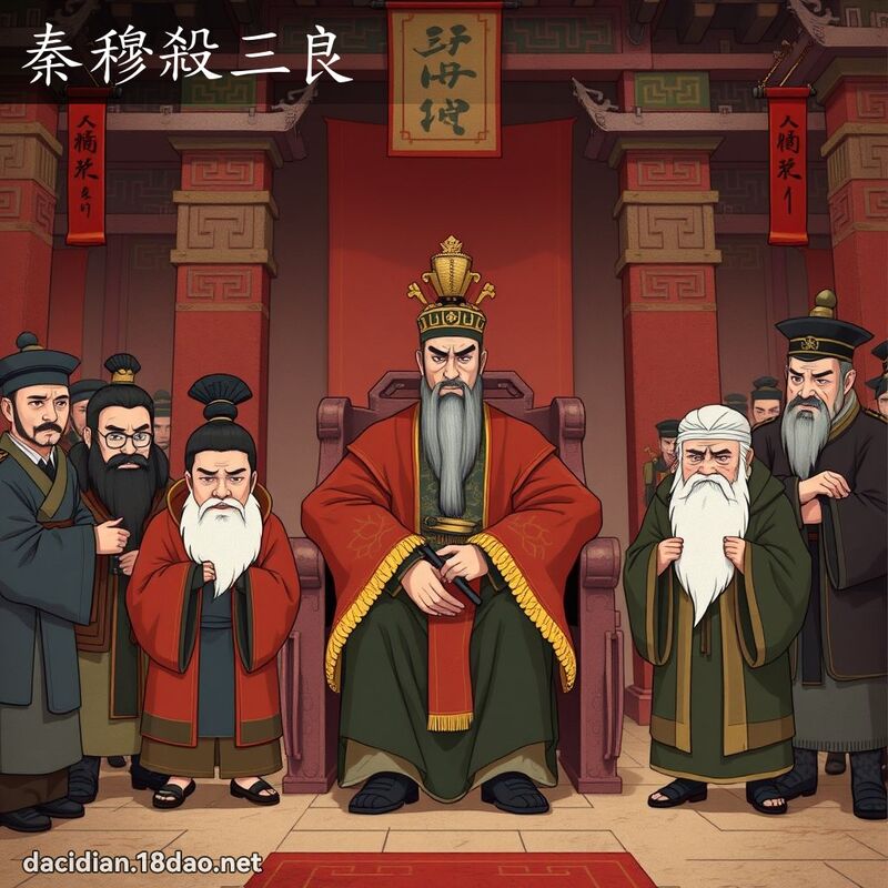 秦穆杀三良 - 国语大辞典配图