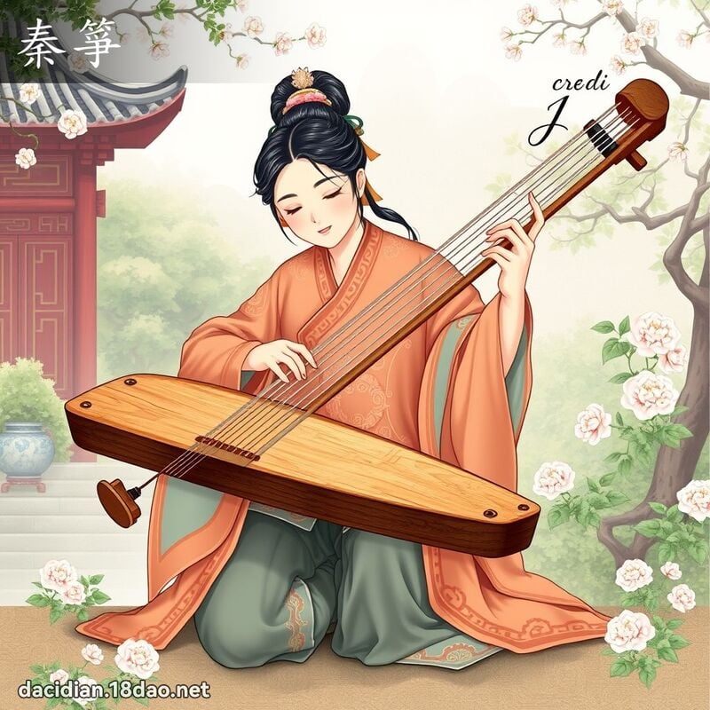 秦箏 - 国语大辞典配图