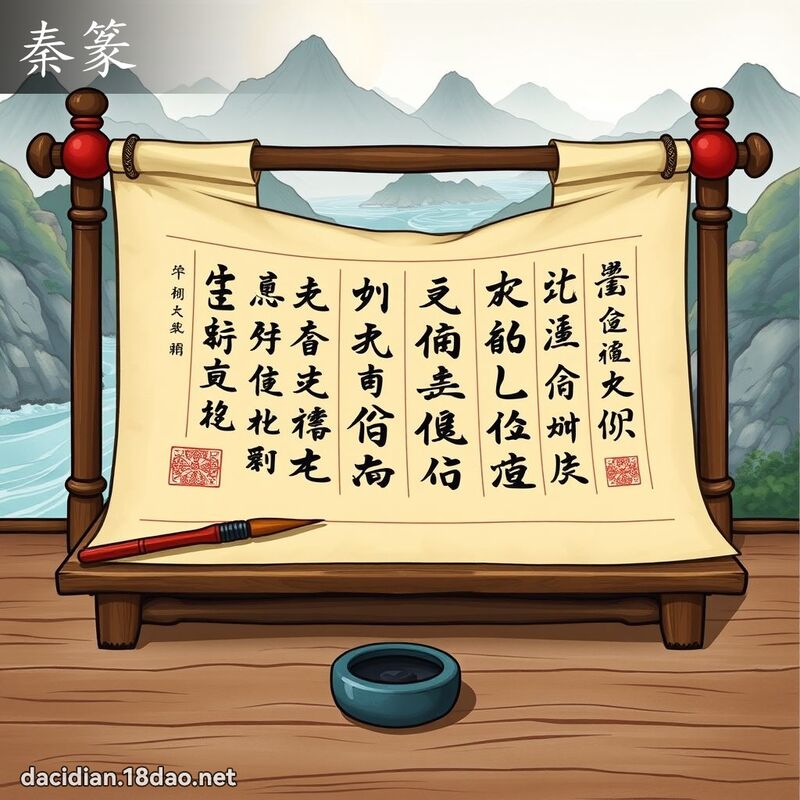 秦篆 - 國語大辭典配圖