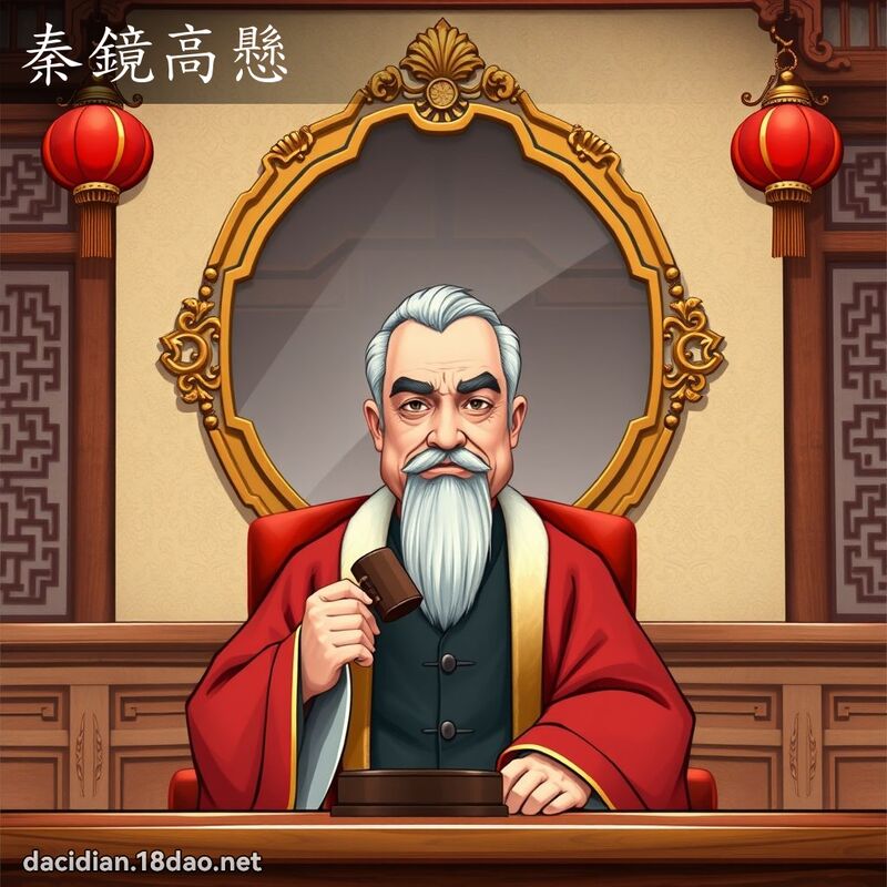 秦鏡高懸 - 國語大辭典配圖