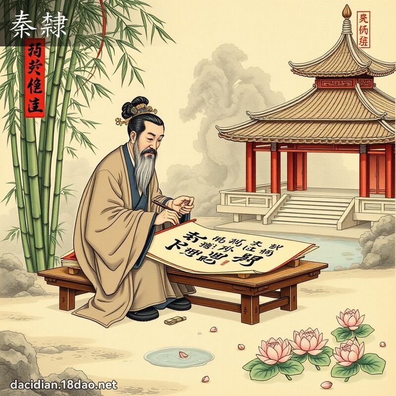 秦隶 - 国语大辞典配图