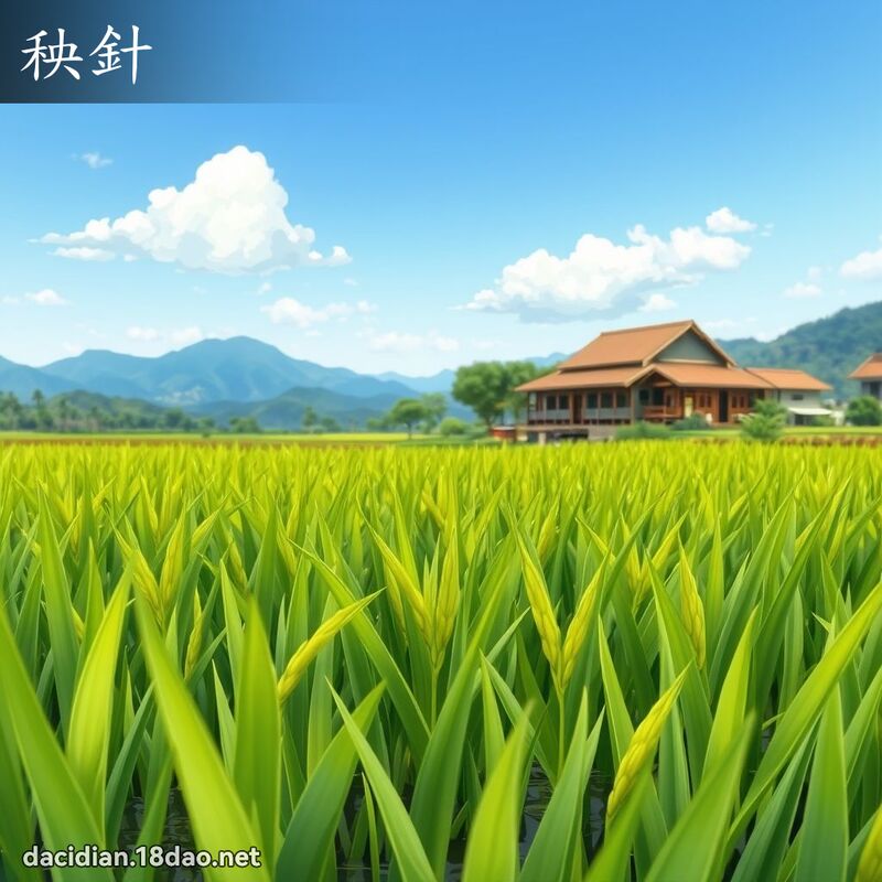 秧針 - 國語大辭典配圖
