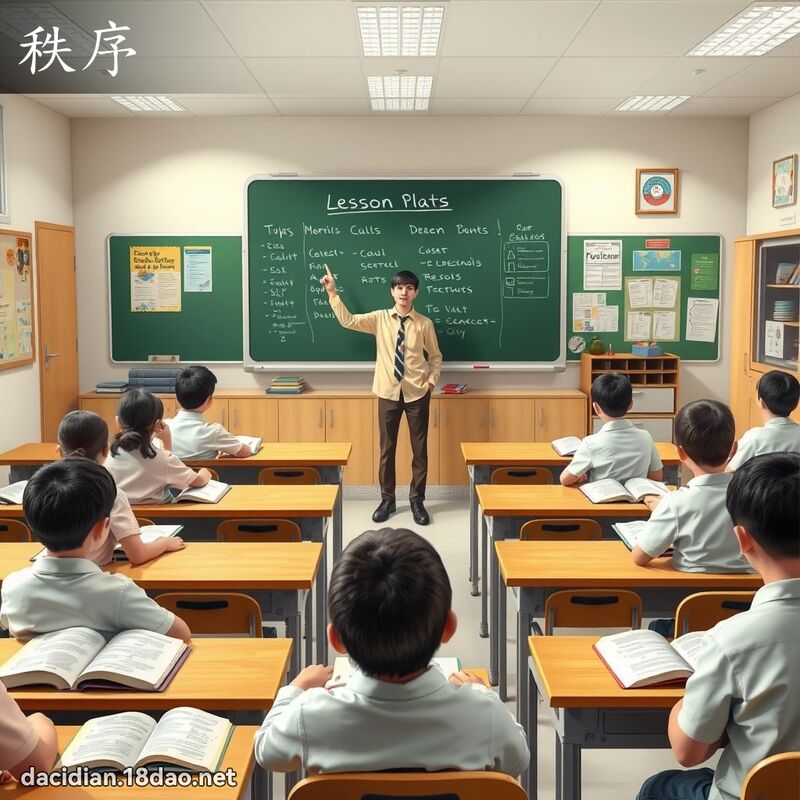 秩序 - 國語大辭典配圖