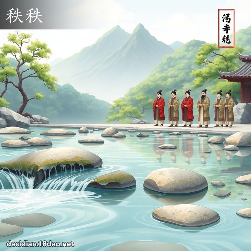 秩秩 - 國語大辭典配圖