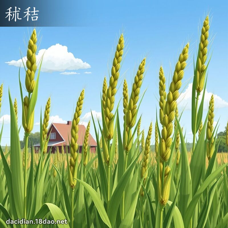 秫秸 - 国语大辞典配图