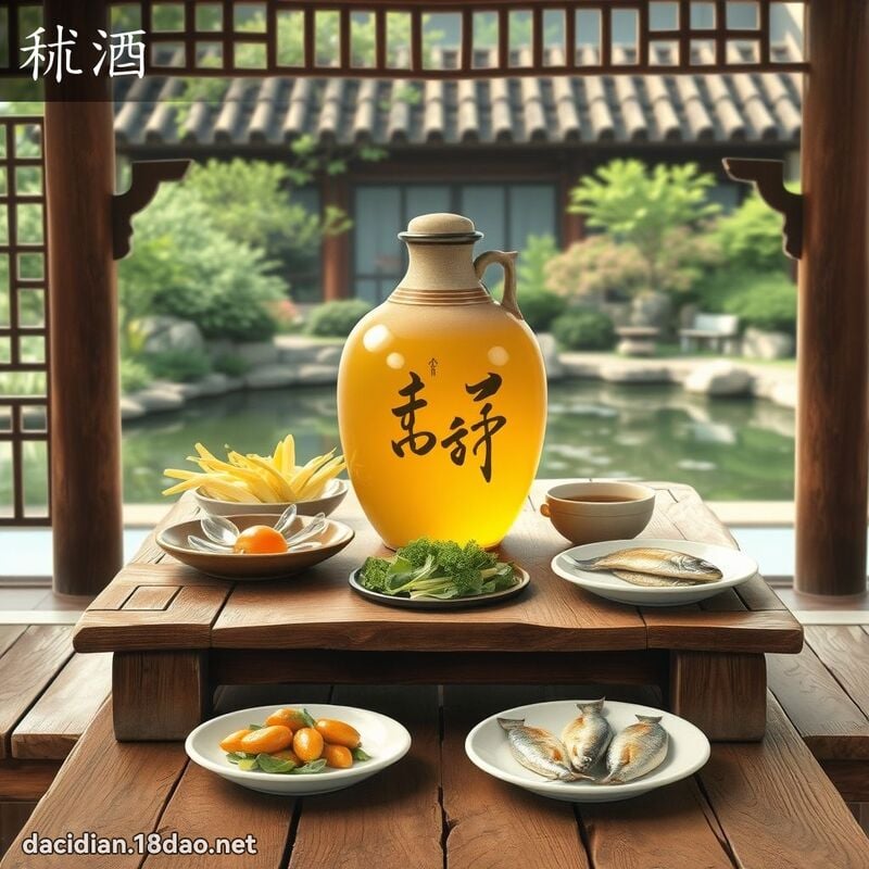 秫酒 - 国语大辞典配图