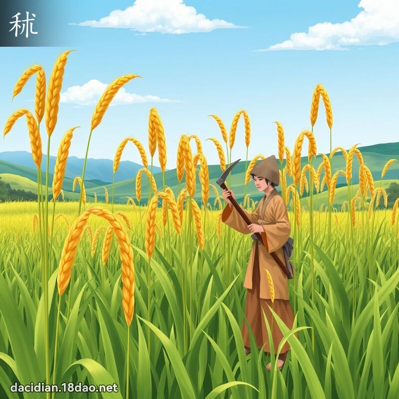 秫 - 国语大辞典配图