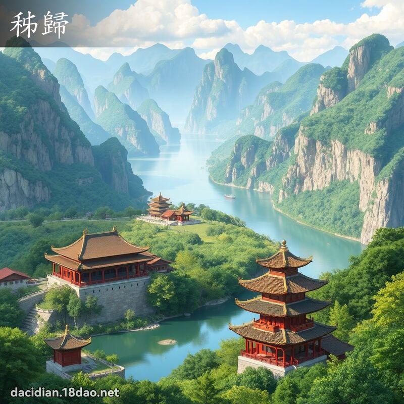 秭歸 - 國語大辭典配圖