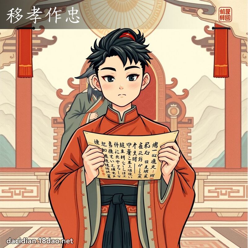 移孝作忠 - 國語大辭典配圖