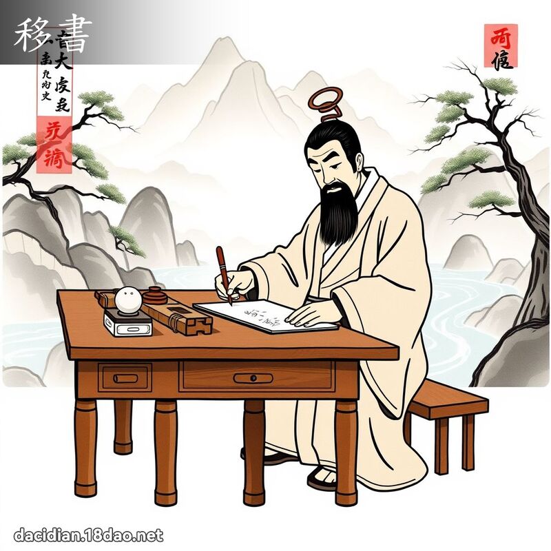 移書 - 國語大辭典配圖
