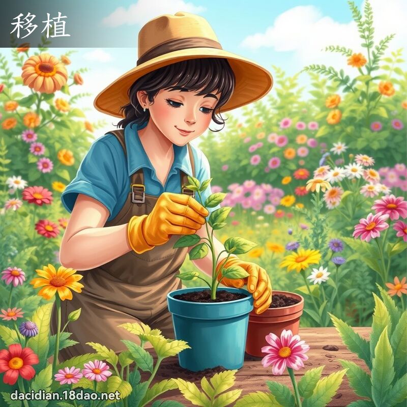 移植 - 國語大辭典配圖