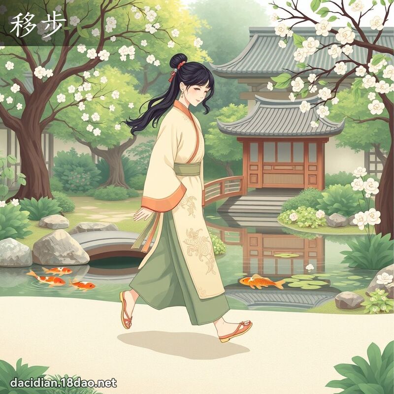 移步 - 國語大辭典配圖