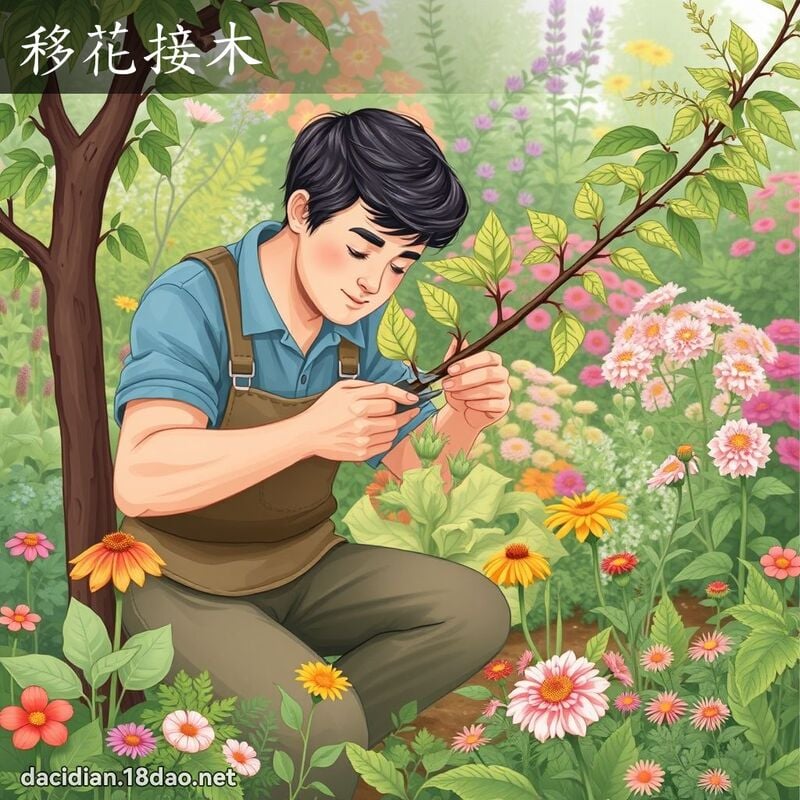 移花接木 - 國語大辭典配圖
