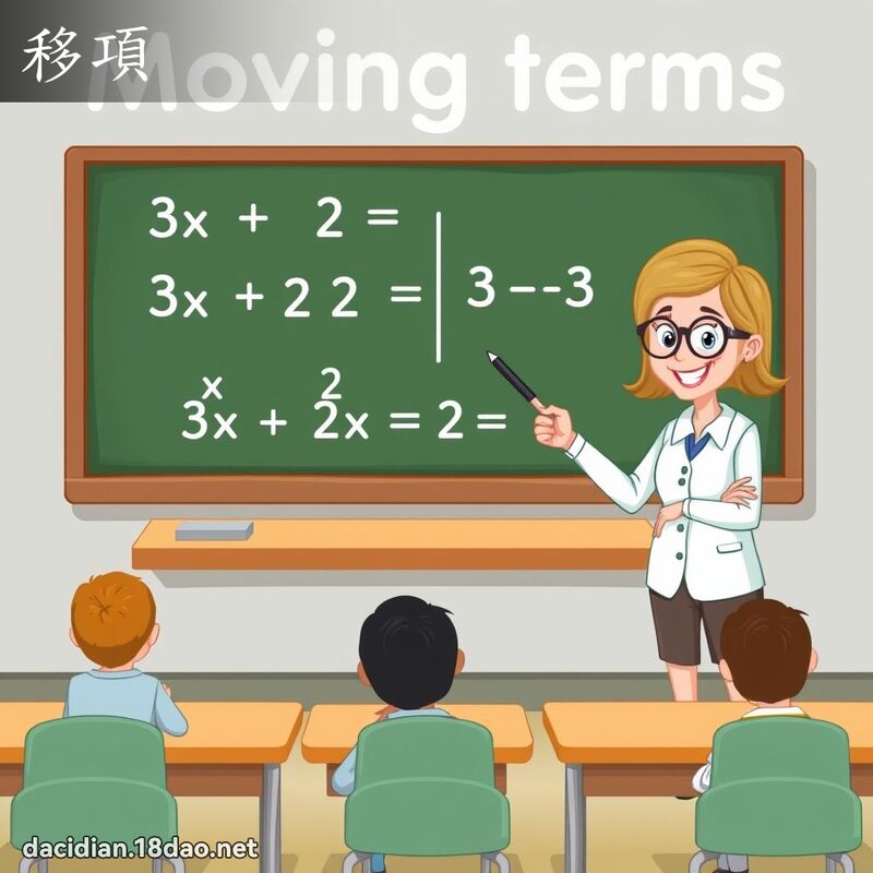移项 - 国语大辞典配图