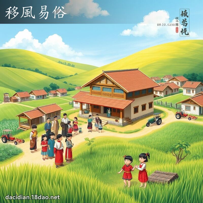 移風易俗 - 國語大辭典配圖