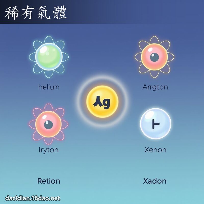 稀有氣體 - 國語大辭典配圖