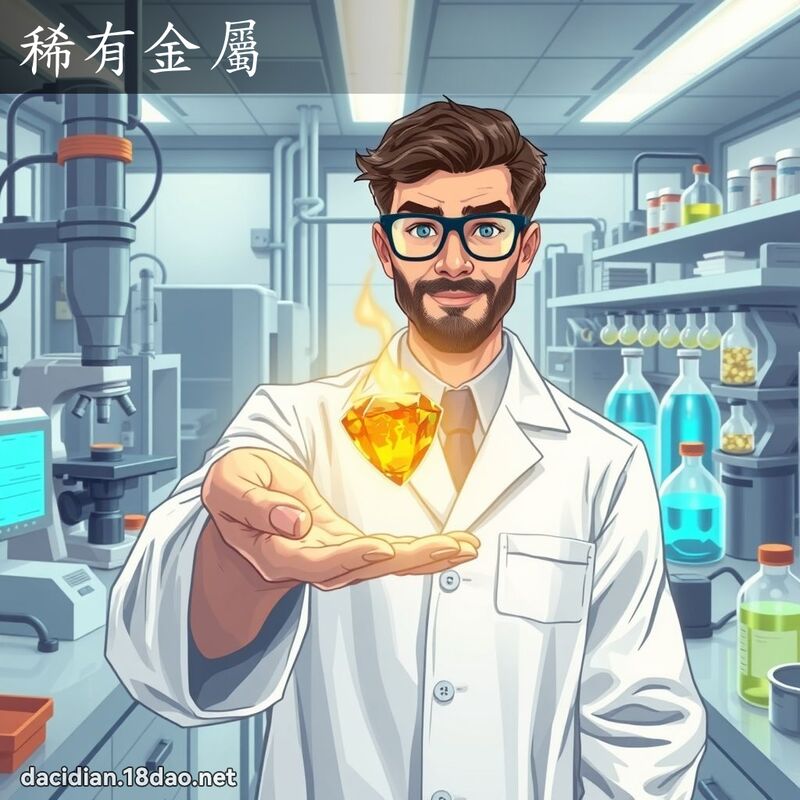 稀有金屬 - 國語大辭典配圖