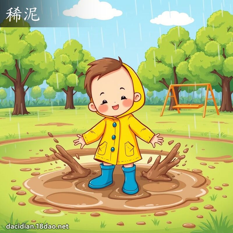 稀泥 - 国语大辞典配图