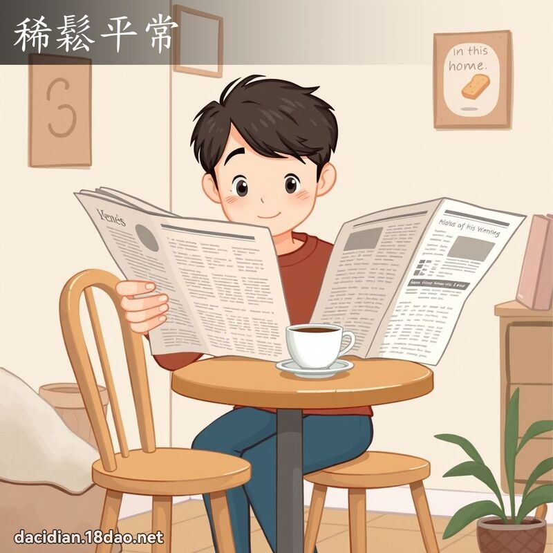 稀松平常 - 国语大辞典配图