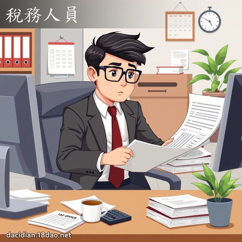 稅務人員 - 國語大辭典配圖