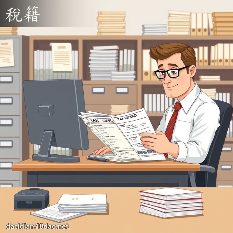 税籍 - 国语大辞典配图