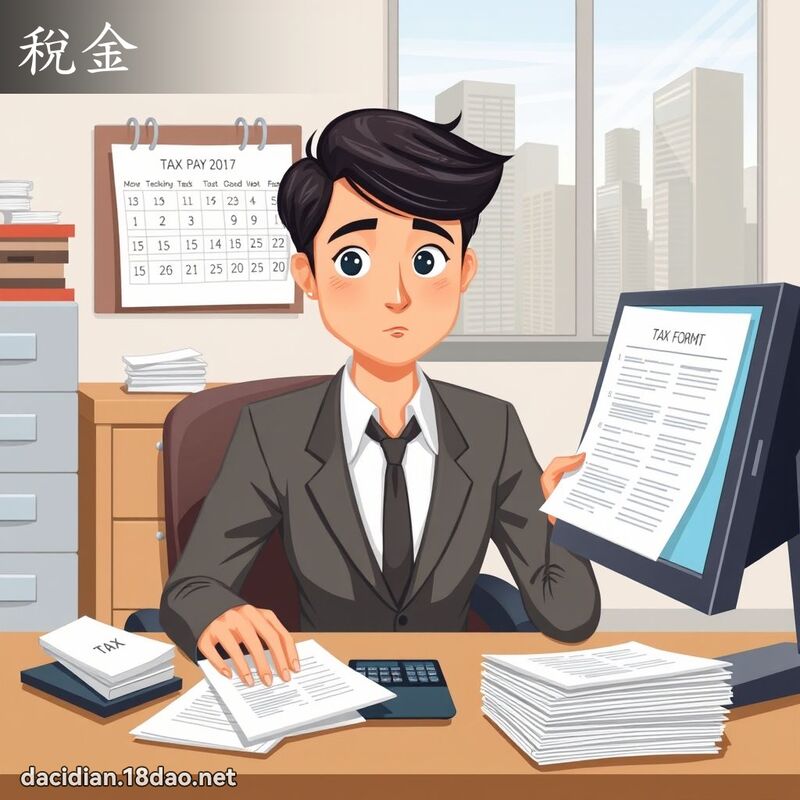 稅金 - 國語大辭典配圖