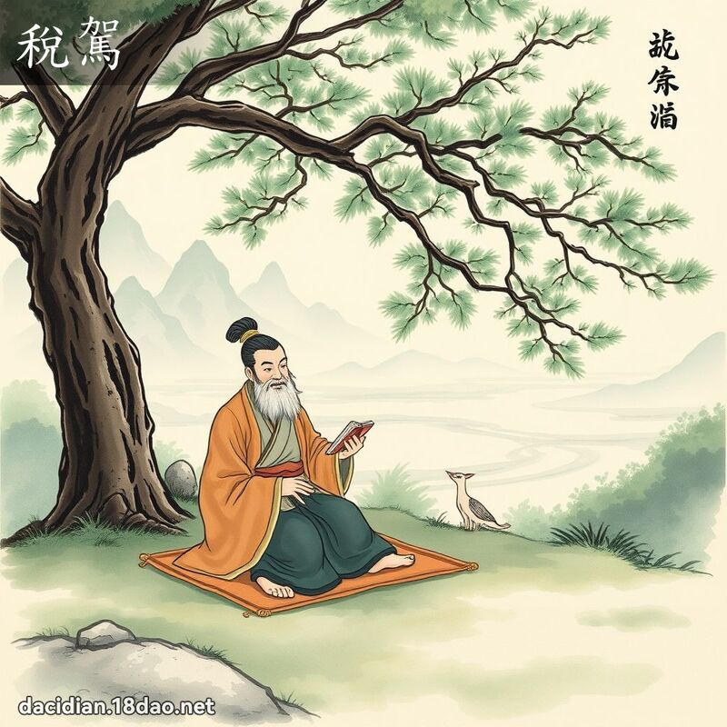 税驾 - 国语大辞典配图