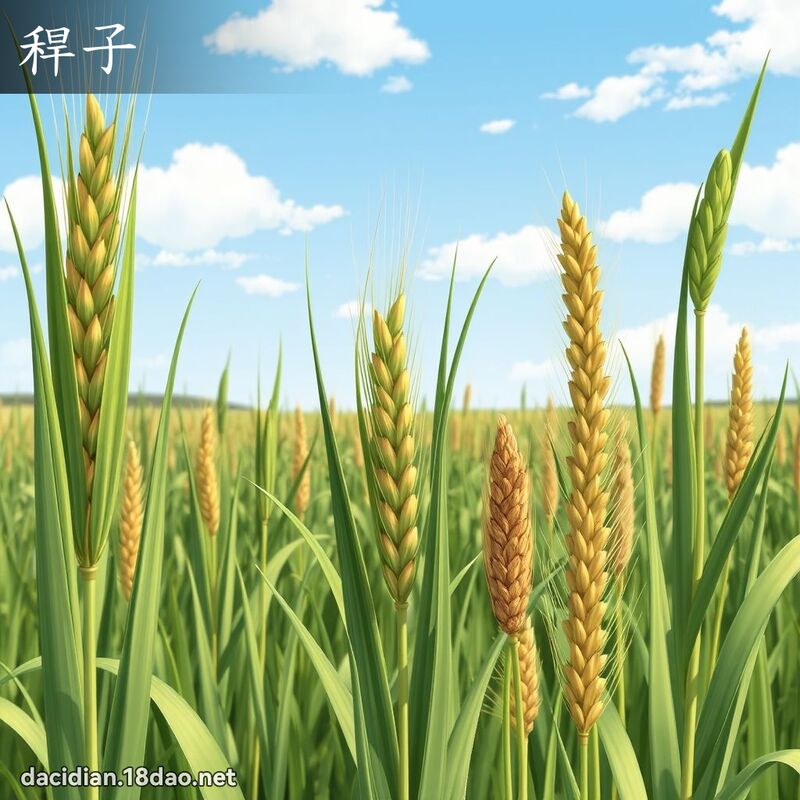秆子 - 国语大辞典配图